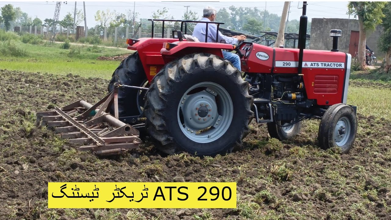 ATS 290 Tractor Testing in Field