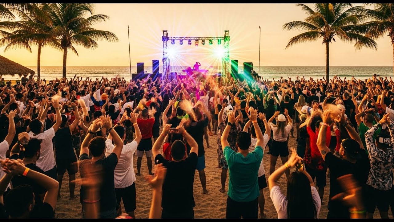 Tropical Reggaeton LIVE 🌴 Smooth Latin Beats for Daily Vibes