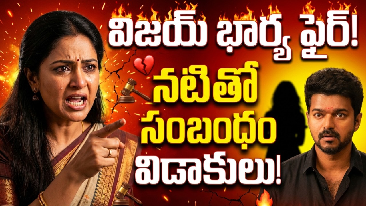 విజయ్ భార్య విడాకులకు! Vijay's Wife Sangeetha Files Divorce Petition! Telugu Videos Tmixture Channel