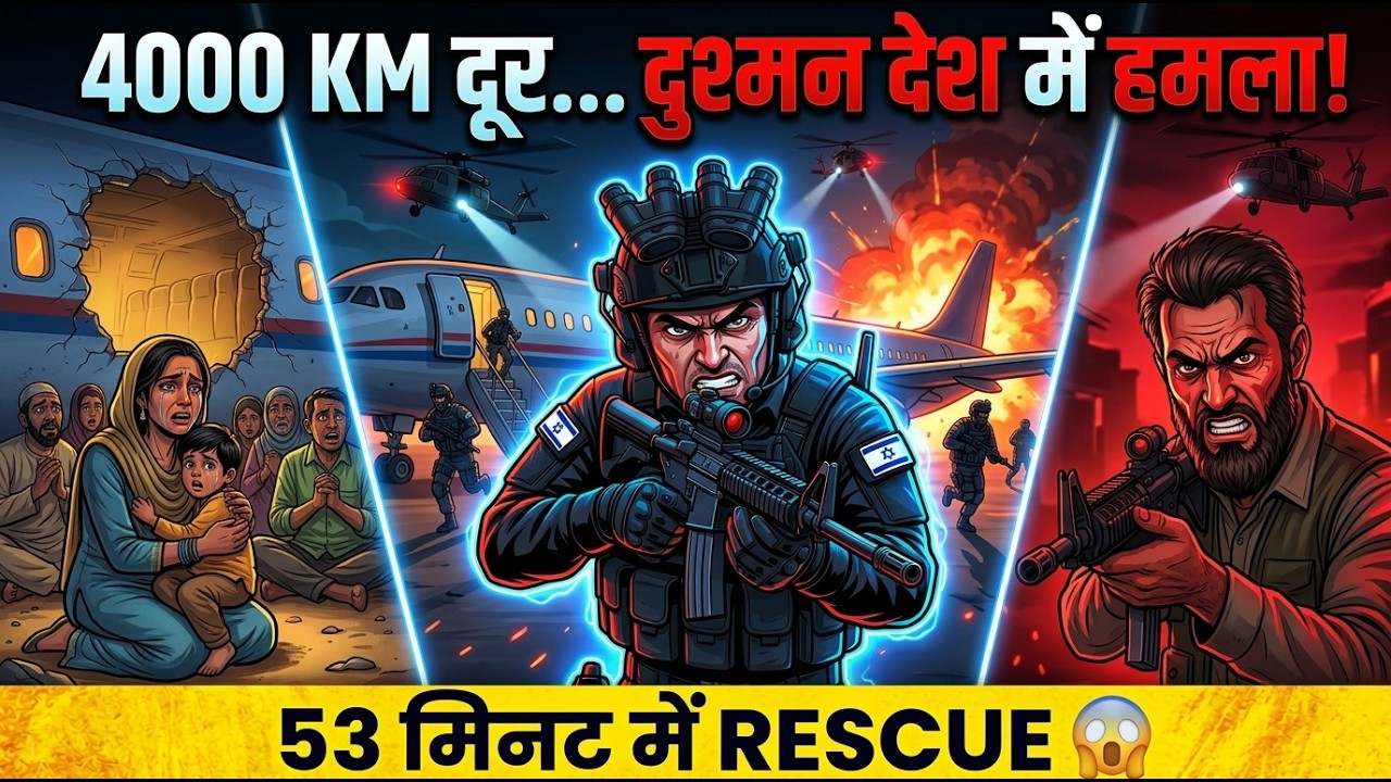 4000 KM दूर जाकर Israel ने दुश्मनों को खत्म कर दिया! | Operation Thunderbolt Full Story