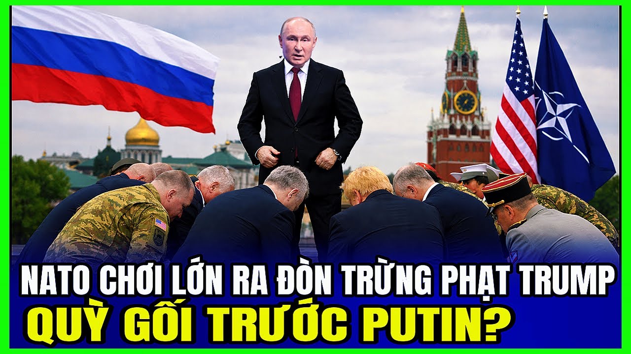 NATO Chơi Lớn Ra Đòn Trừng Phạt Trump: Qùy Gối Trước Putin  | Luận Đàm