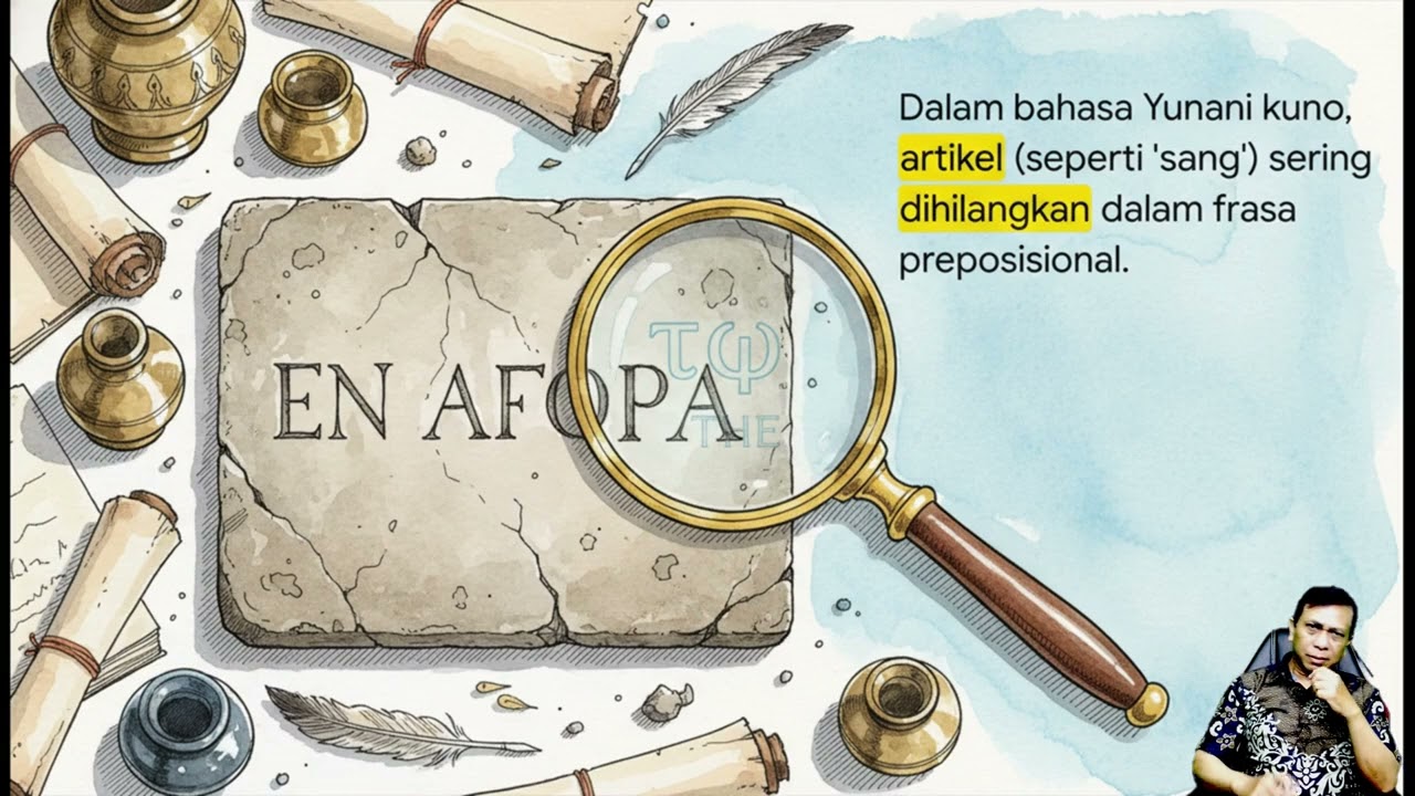 21 Penghilangan Artikel Pada Frasa Preposisi | Belajar Tata Bahasa Yunani Koine
