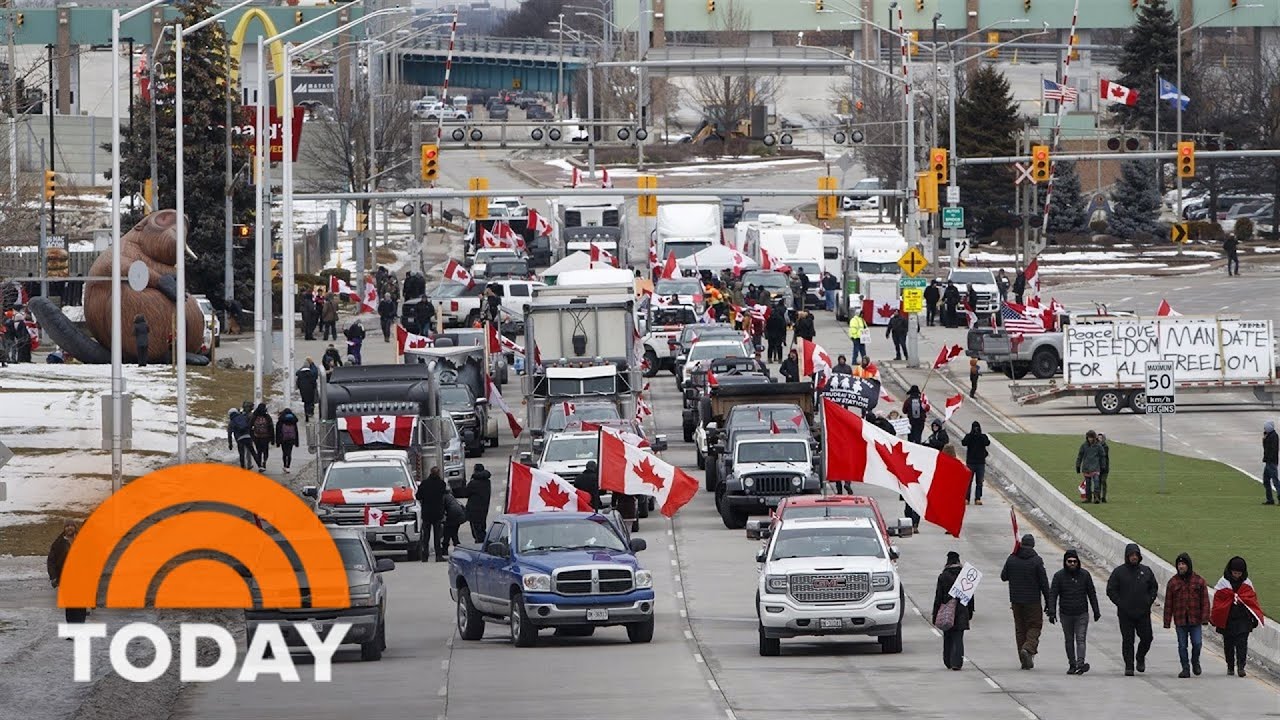 Canadian Trucker Protests Could Spill Over To The Super Bowl