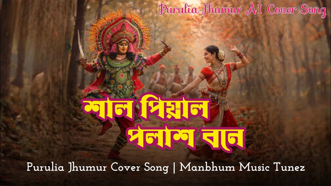 Shal Piyal Polash Bone | শাল পিয়াল পলাশ বনে | Purulia AI Cover Jhumur Song | Purulia Jhumur Song