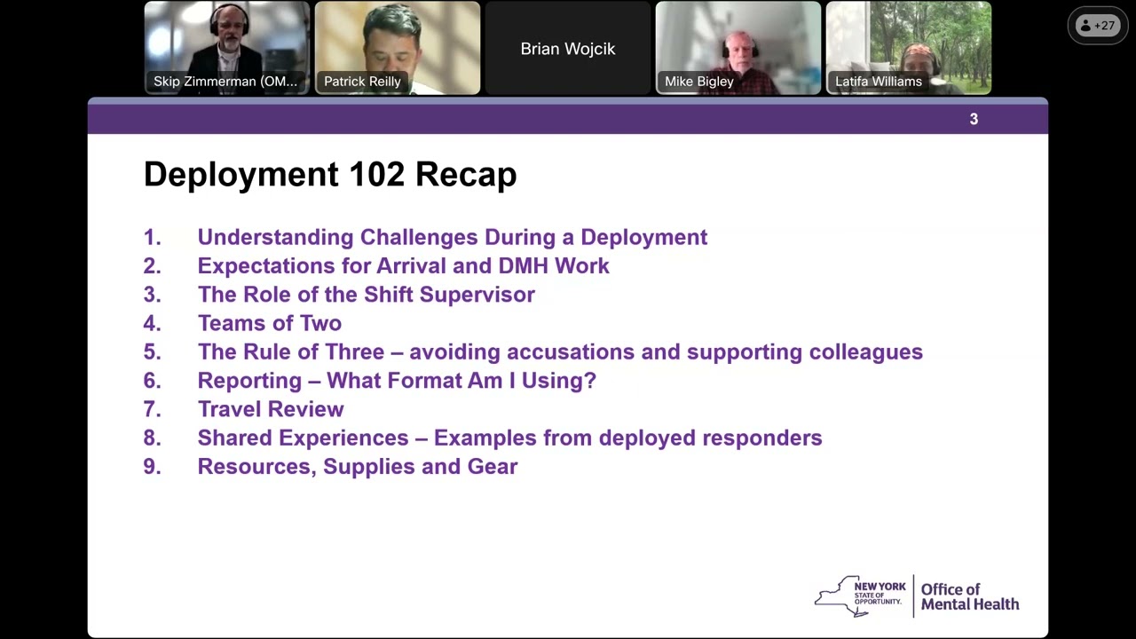 DMH Learning Collaborative - Deployment 103