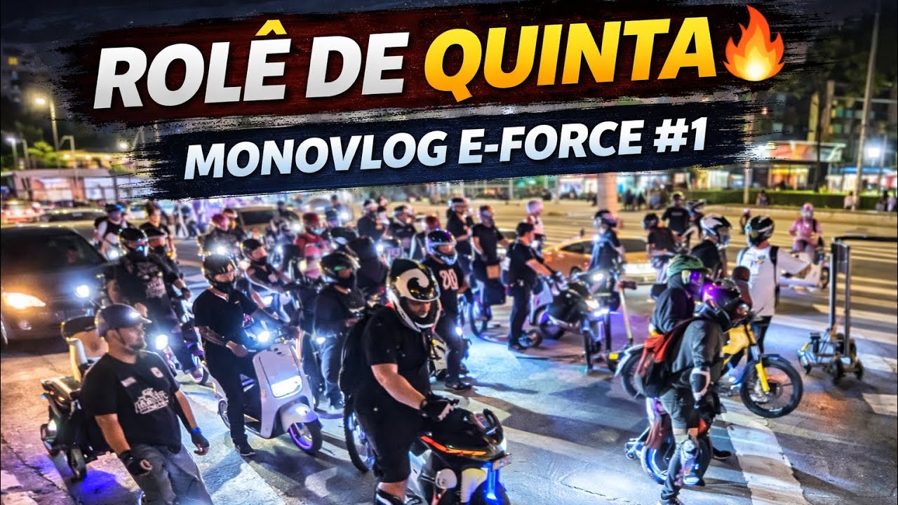COMO É O ROLÊ DE QUINTA DA E-FORCE? MONOVLOG #1