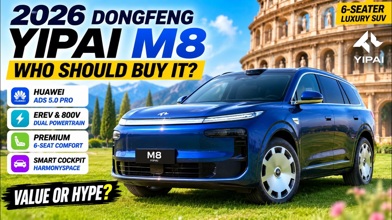 Dongfeng e&pi; M8 2026 года: кому на самом деле стоит купить этот 6-местный автомобиль с технологиям...