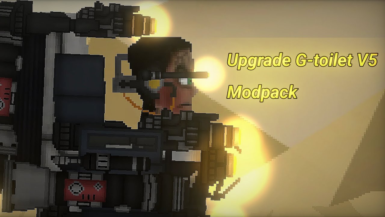 Upgrade G-toilet Remake V5 Modpack Melon Playground