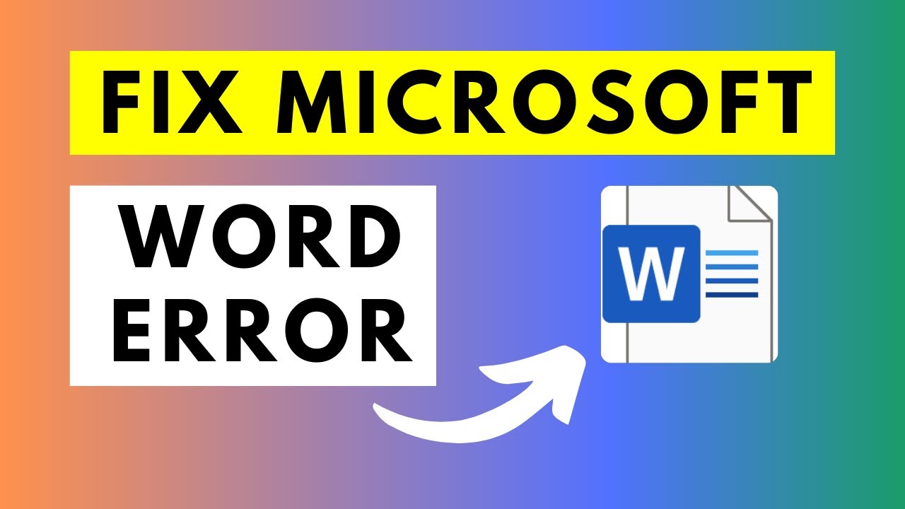 Как исправить ошибку «Word: произошла ошибка при попытке открыть файл»
