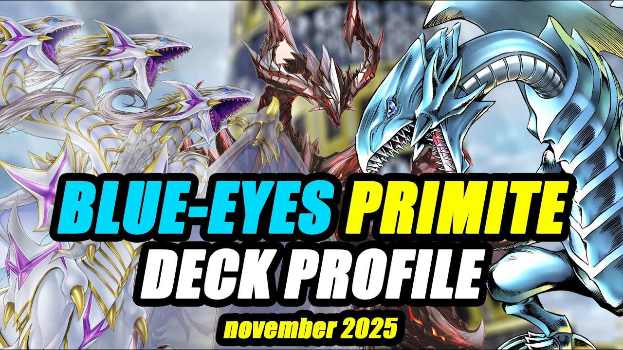 BLUE EYES PRIMITE Deck Profile november 2025 | Il DRAGO BIANCO compare sul canale! | Yu-Gi-Oh!