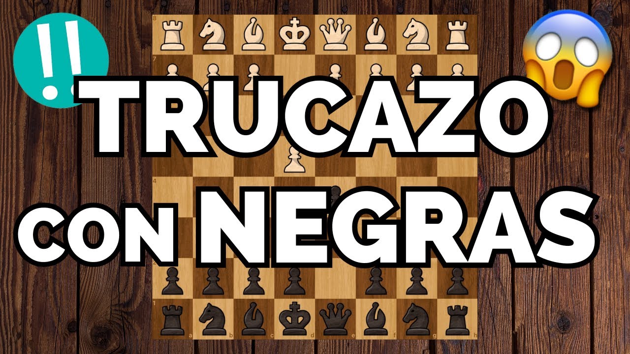 EL MEJOR TRUCO para GANAR en AJEDREZ😍🤩♟️ (con Negras)
