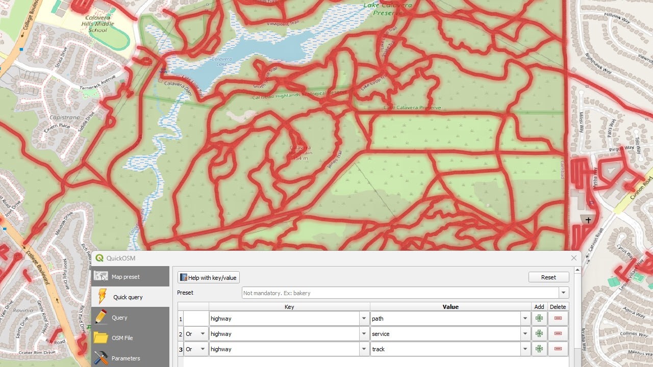 Как загрузить данные веб-карты OpenStreetMap для ГИС-анализа с помощью QGIS и QuickOSM