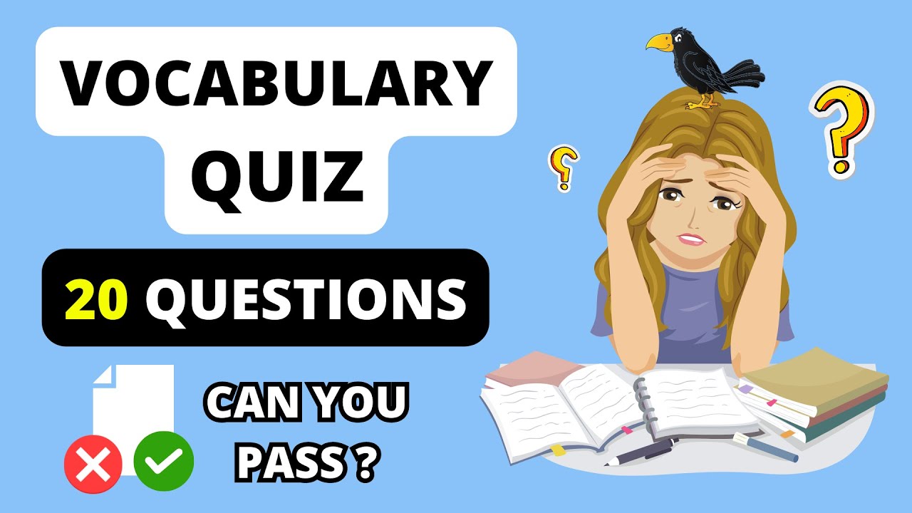 English Vocabulary Quiz: 20 English Words for Everyday Life | Intermediate Level | Learn English