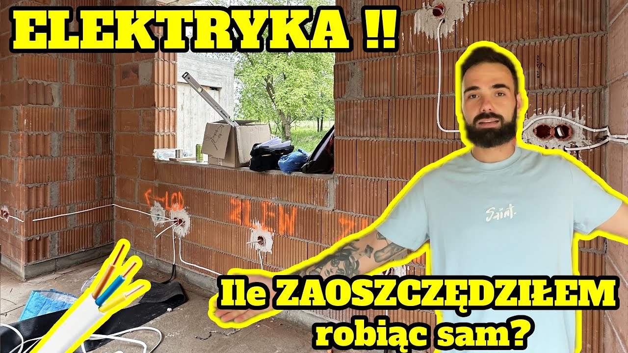 Elektryk tylko do rozdzielni – resztę zrobiłem sam! Ile kosztowała elektryka w 2025?