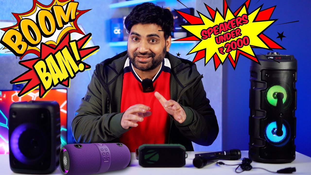 Top 4 Party Speakers | Under 2000 | Bluetooth Speaker