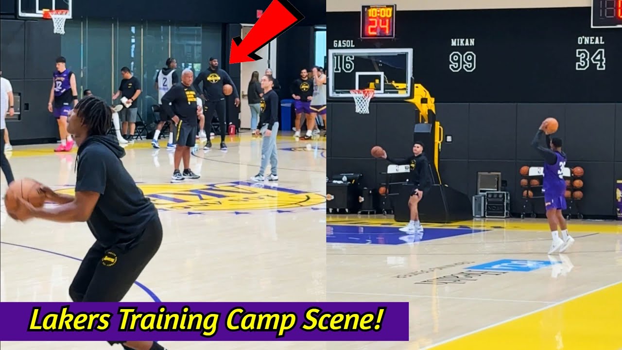 Lakers FULL Practice Scene on FINAL Day of Camp w/LeBron, Adou Thiero and MORE! | + Camp Highlights