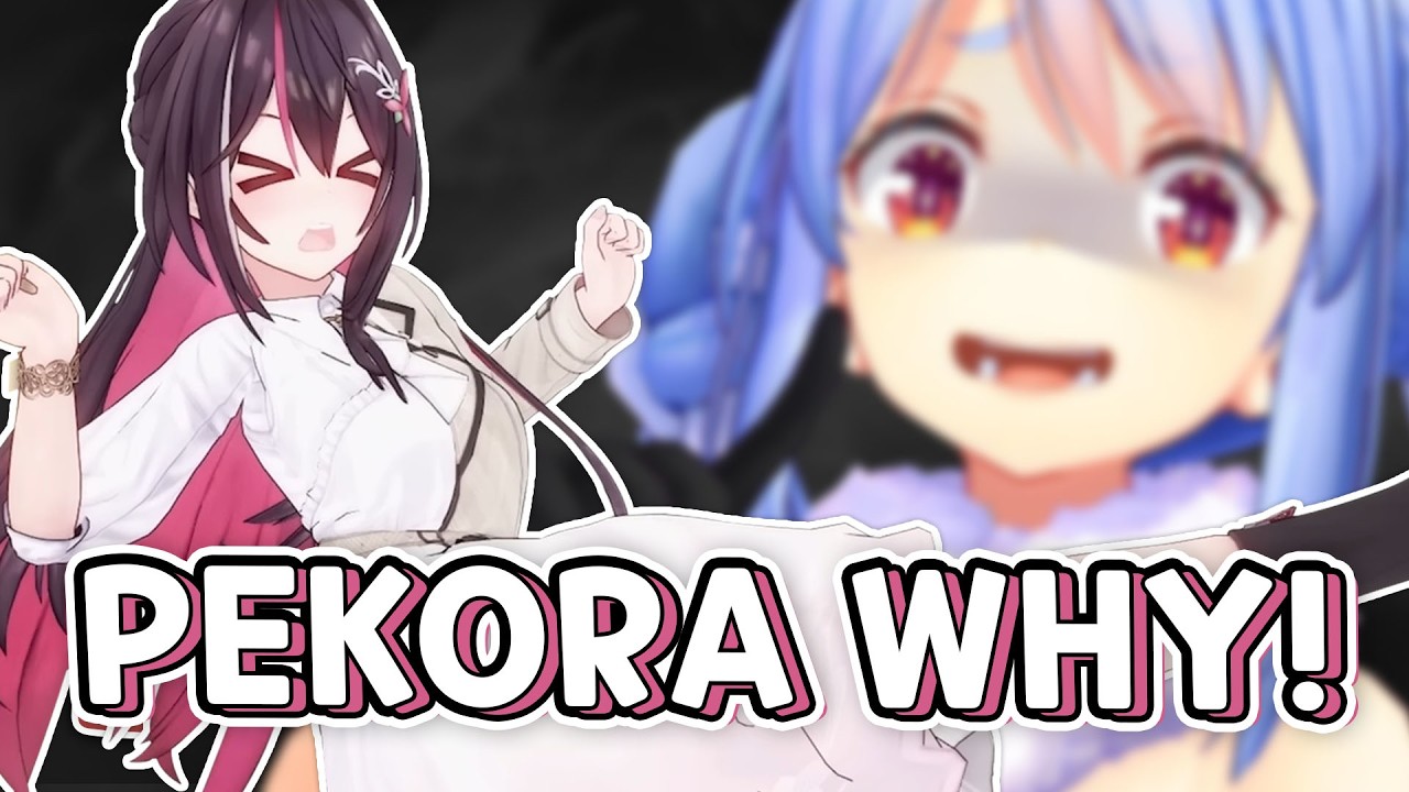 【ENG Subs】Pekora gave AZKi a horror game and this happened.. [Hololive]