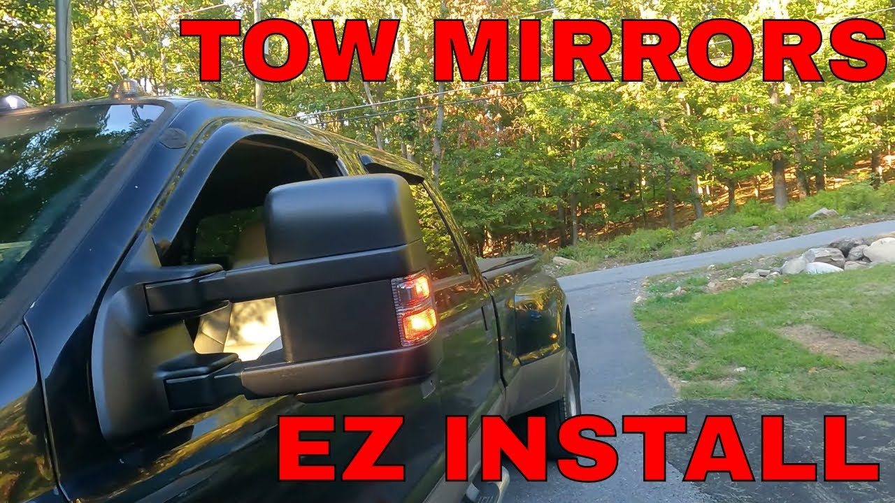 2003 Ford F350 side mirror upgrade