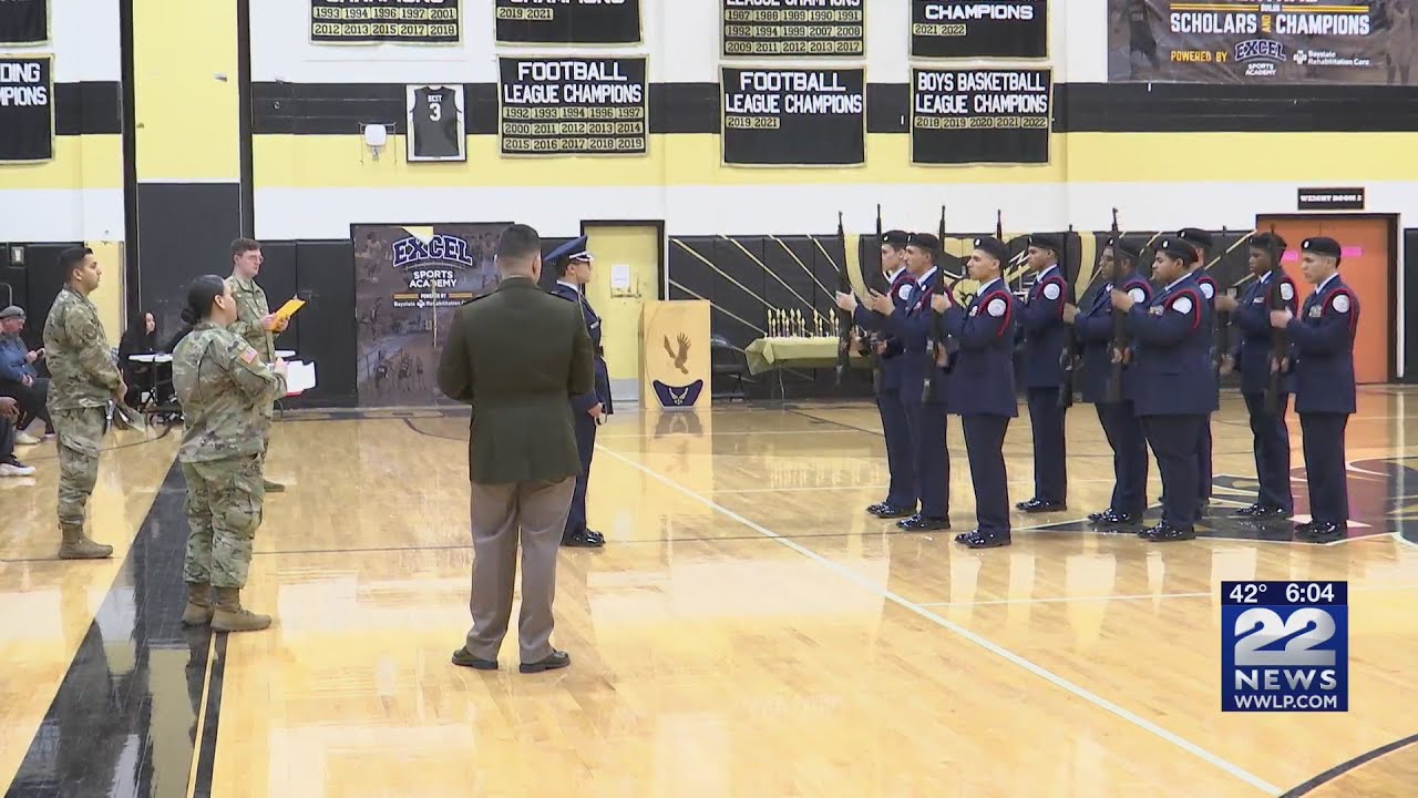 Junior ROTC drill competition held in Springfield; develops life skills in teens