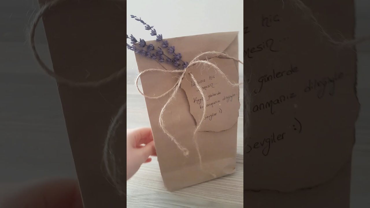 Kraft Kağıt ile Hediye Paketi Nasıl Yapılır? | Kendin Yap 2