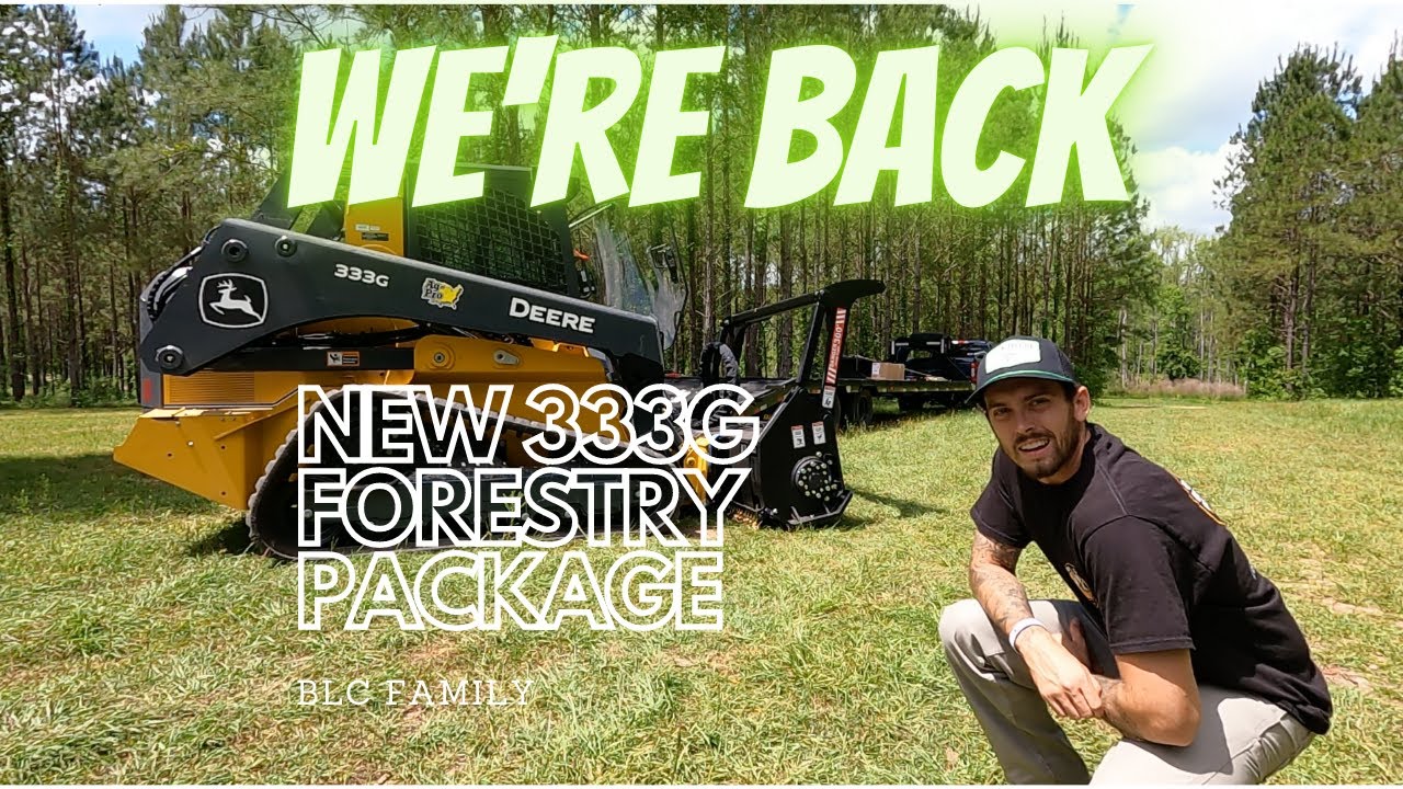 2023 John Deere 333G Forestry Mulcher With Denis Cimaf 180D