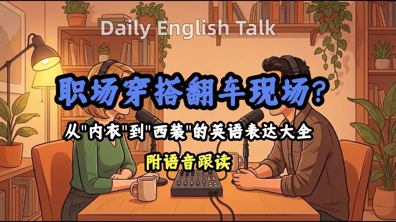 英语聊天播客|职场穿搭翻车现场？|每天坚持30分钟，听力口语暴涨100%
