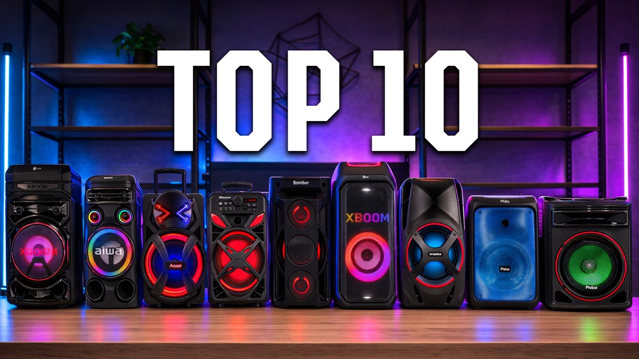 10 Melhores Caixas de Som Bluetooth Custo-Benefício 2026 | Top 10 Caixas Com Nota Alta e Som Limpo