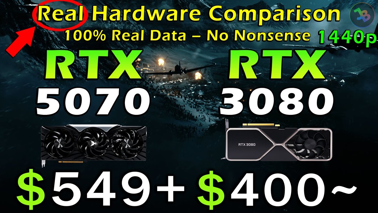 RTX 5070 vs RTX 3080 | REAL Test in 11 Games | 1440p | Rasterization, Ray Tracing, DLSS 4 MFG | AM4