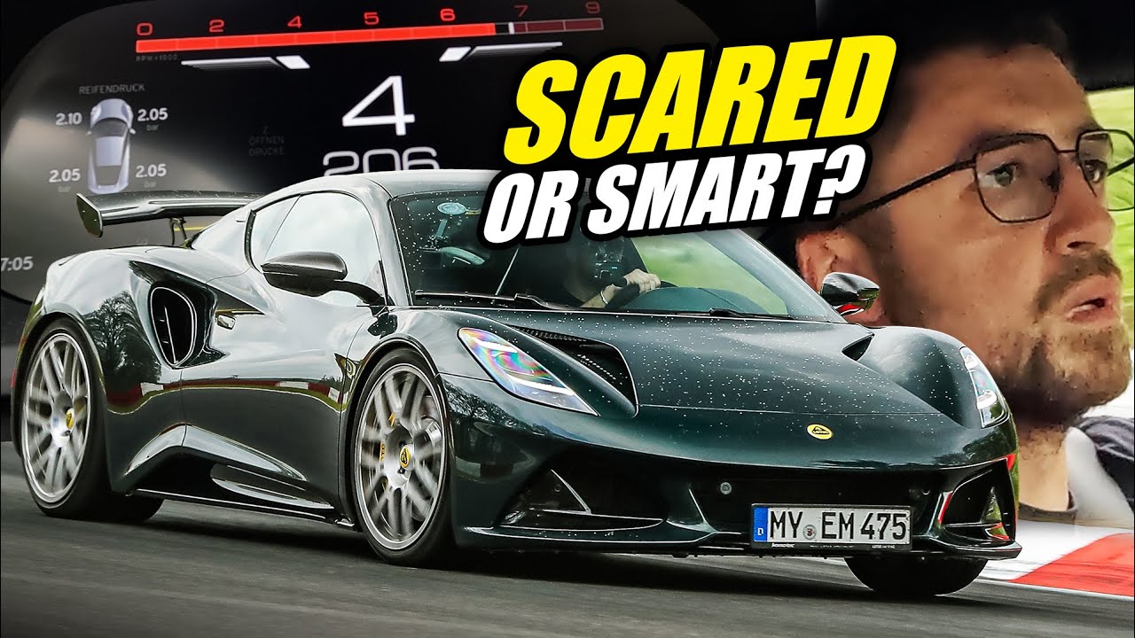 SKETCHY Conditions SCARED Me 😰 Komo-tec Lotus Emira // Nürburgring