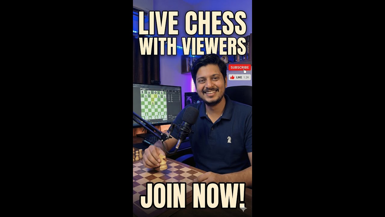Stream 24 |  Let's Play Chess LIVE 🔥 | Challenge Me & Let's See Who Wins! #shorts #chess