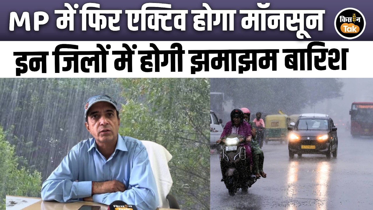 MP Weather Update: MP में फिर लगा Monsoon Break! किसानों की बढ़ी चिंता, IMD ने बताई बारिश की तारीख