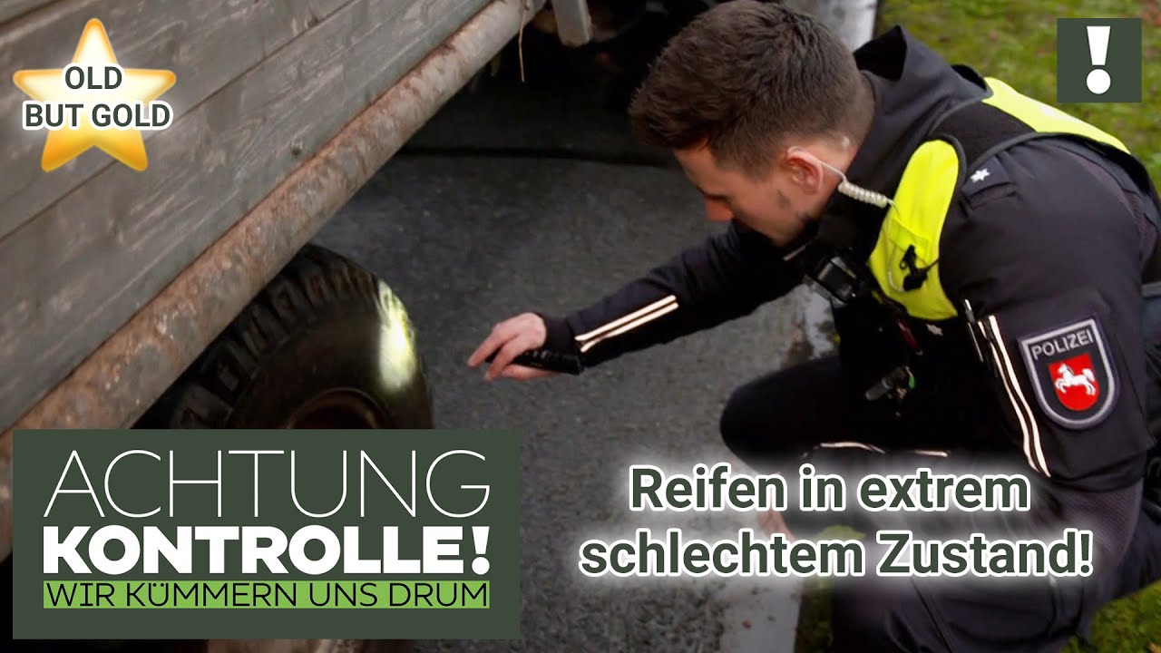 Reifen KATASTROPHAL! ❌ Weiterfahrt wird NIX!  |Old But Gold| Kabel Eins | Achtung Kontrolle