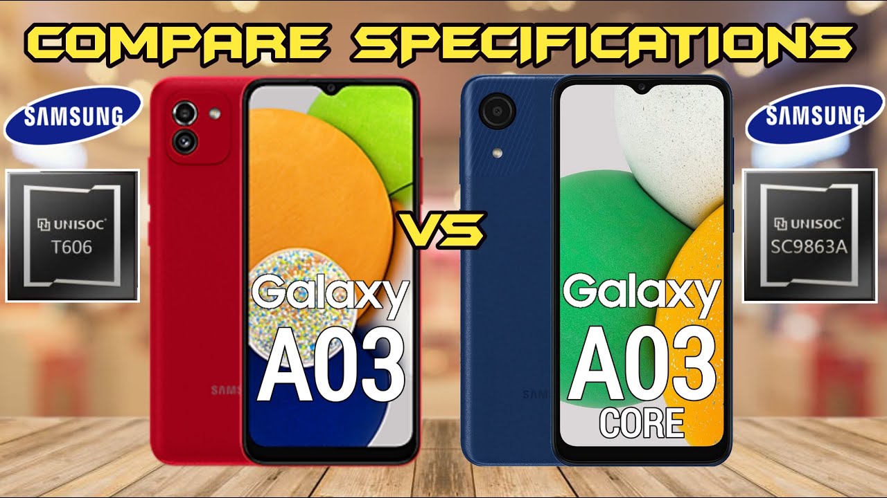 Samsung Galaxy A03 Vs Samsung Galaxy A03 Core || Hp Samsung Termurah 2022