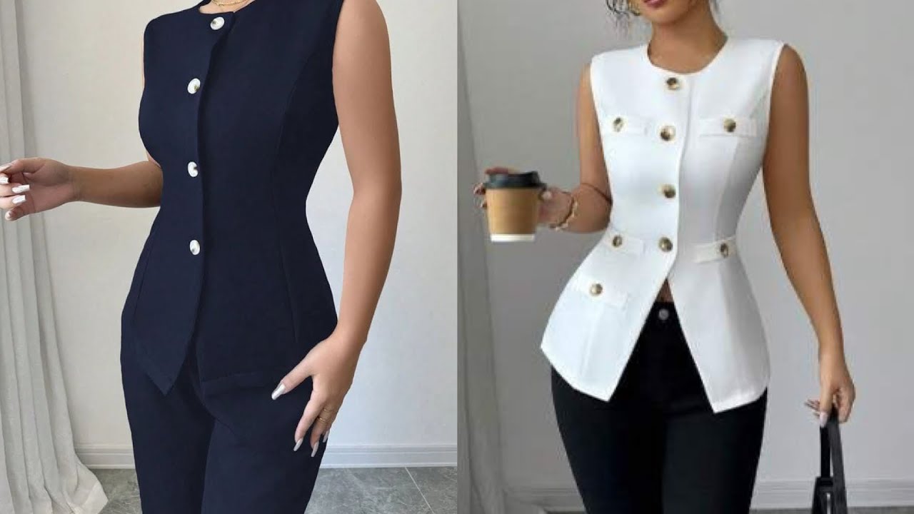How to draft a stylish female vest. #waistcoat #bustier #coat 