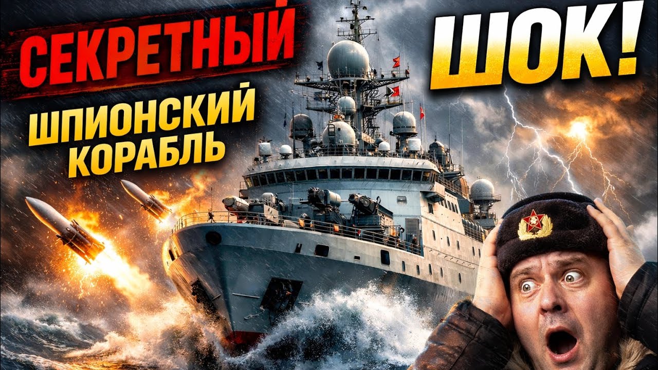 «Вы не поверите! ГУГИ Янтарь – Секретный Российский Шпионский Корабль, Который Шокирует Мир!»