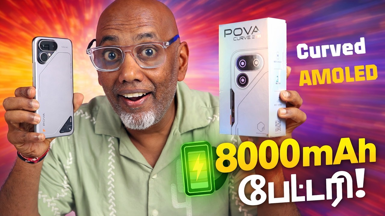 8000mAh Battery கொண்ட Tecno Pova Curve 2 - Slim Phone, Mega Battery! Unboxing + Review !
