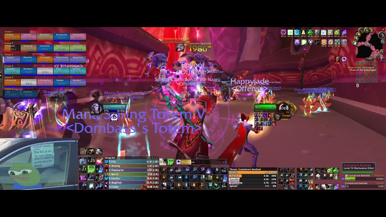 (Offense) Tempest Keep Speedrun 49m18s - Mage POV