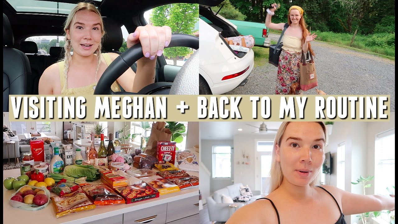 VLOG | Visiting Meghan, Back to My Routine, + Huge Grocery Haul!