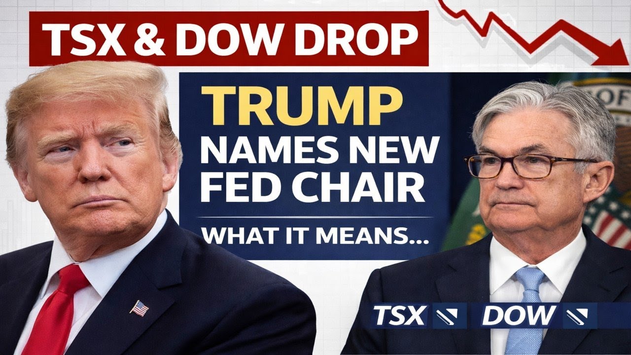 TSX & Dow Drop as Trump Names New Federal Reserve Chair — What This Really Means I InvestIQ