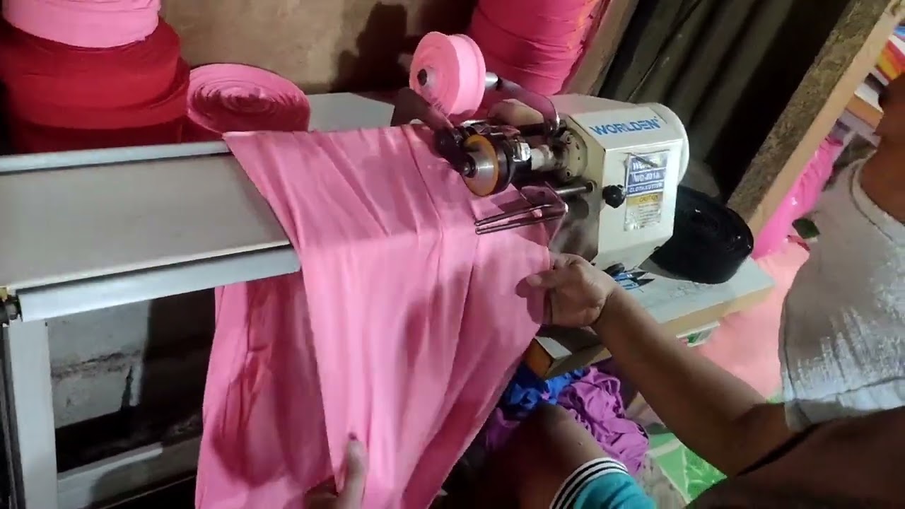 How to operate bias cutter sewing machine