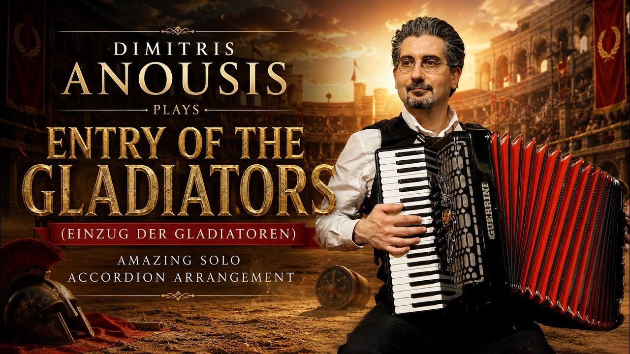 Entry of the Gladiators (Einzug der Gladiatoren) - Amazing solo accordion arrangement