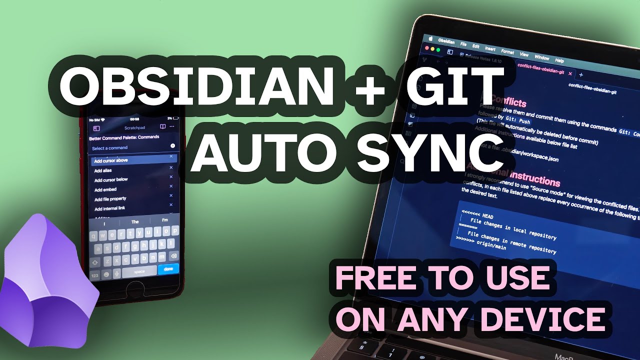 Free Obsidian Sync using Git on All Your Devices in JUST 5 MINUTES