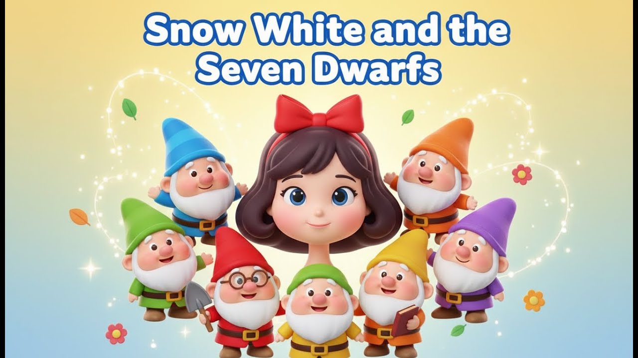 Snow White and the Seven Dwarfs 🍎 | Fairy Tale for Kids | 3D Animated Story