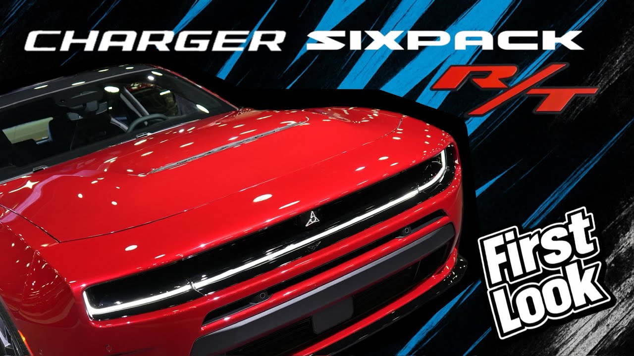 Dodge Charger SIXPACK R/T 2026 года впервые представлен публике в Детройте.