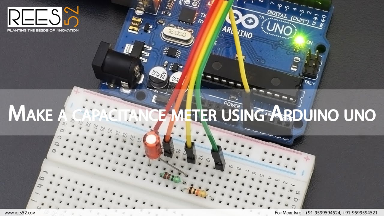 Make a Capacitance Meter using Capacitor and Arduino Uno