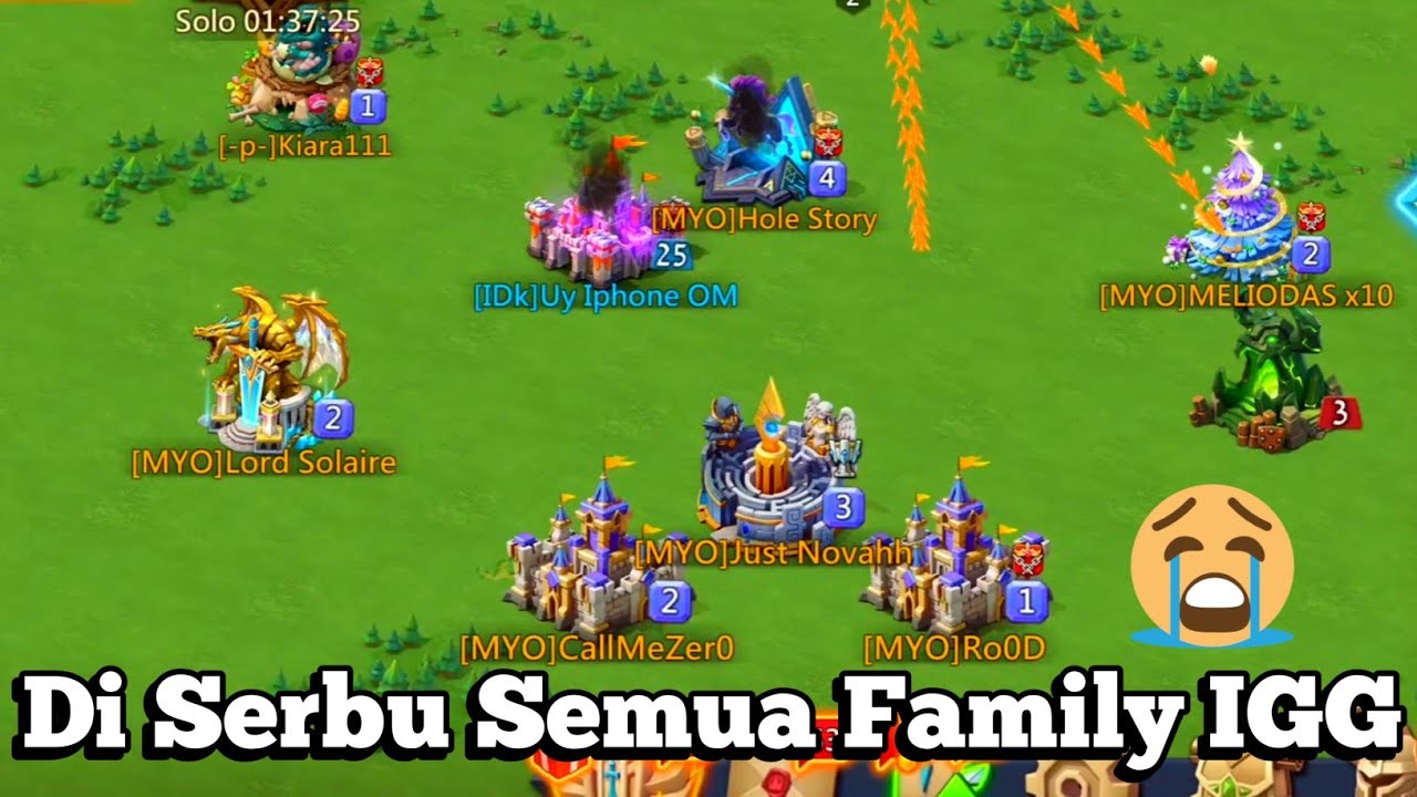 Bayu Vs Family IGG K1495 Klan Besar Semua Kumpul MYO Emperor Baron Dan =X= Full Champs
