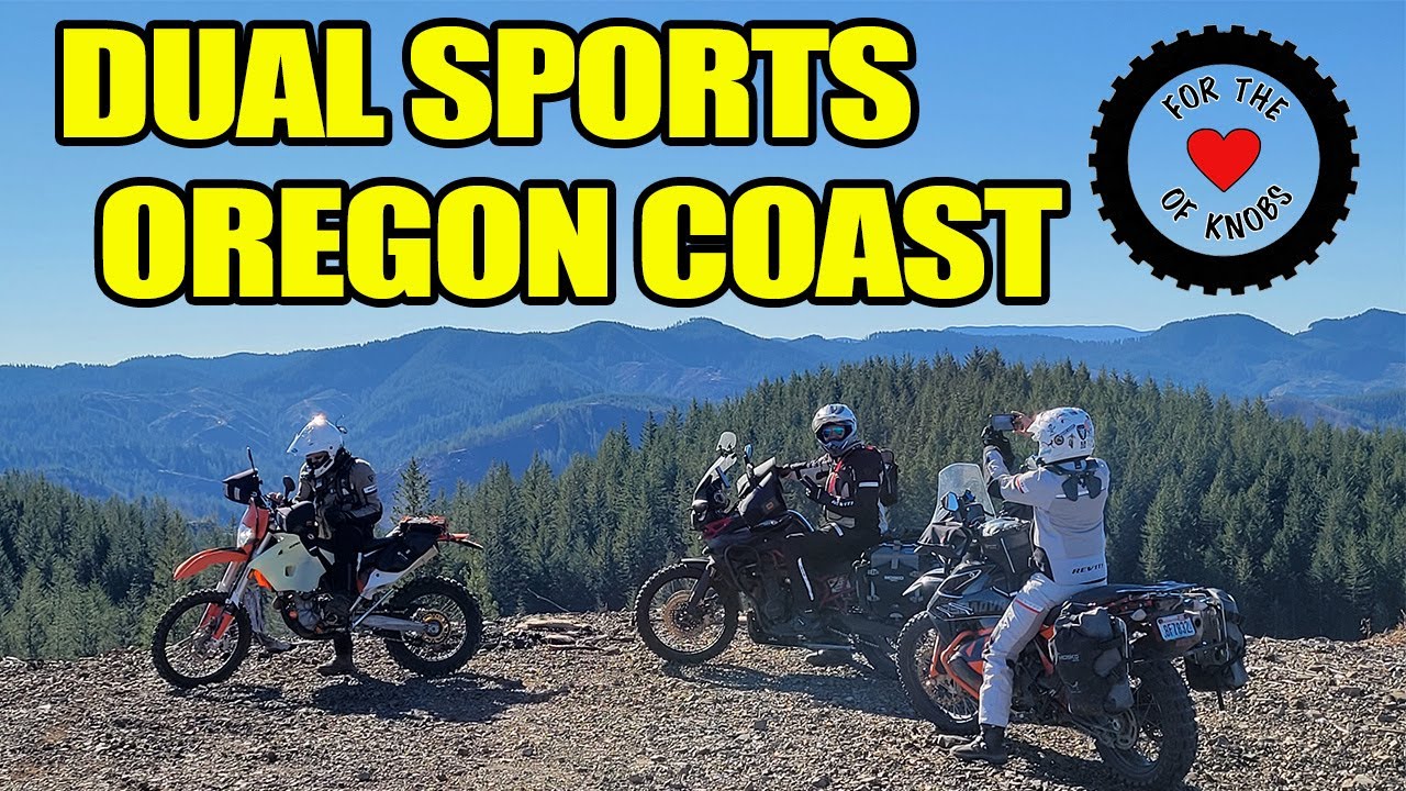 Exploring Tillamook State Forest on Dual Sports and Adventure Motorcycles - Camping at the Beach