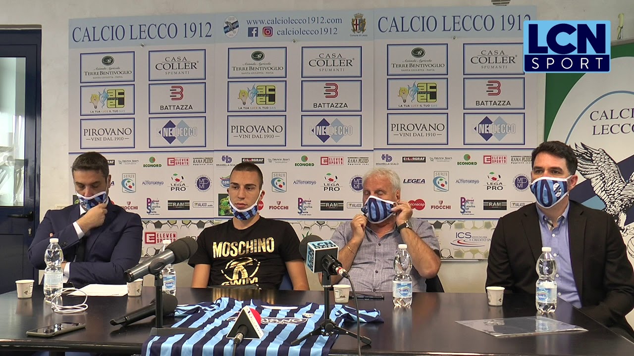 Calcio Lecco: si presentano il Ds Fracchiolla e mister D'Agostino