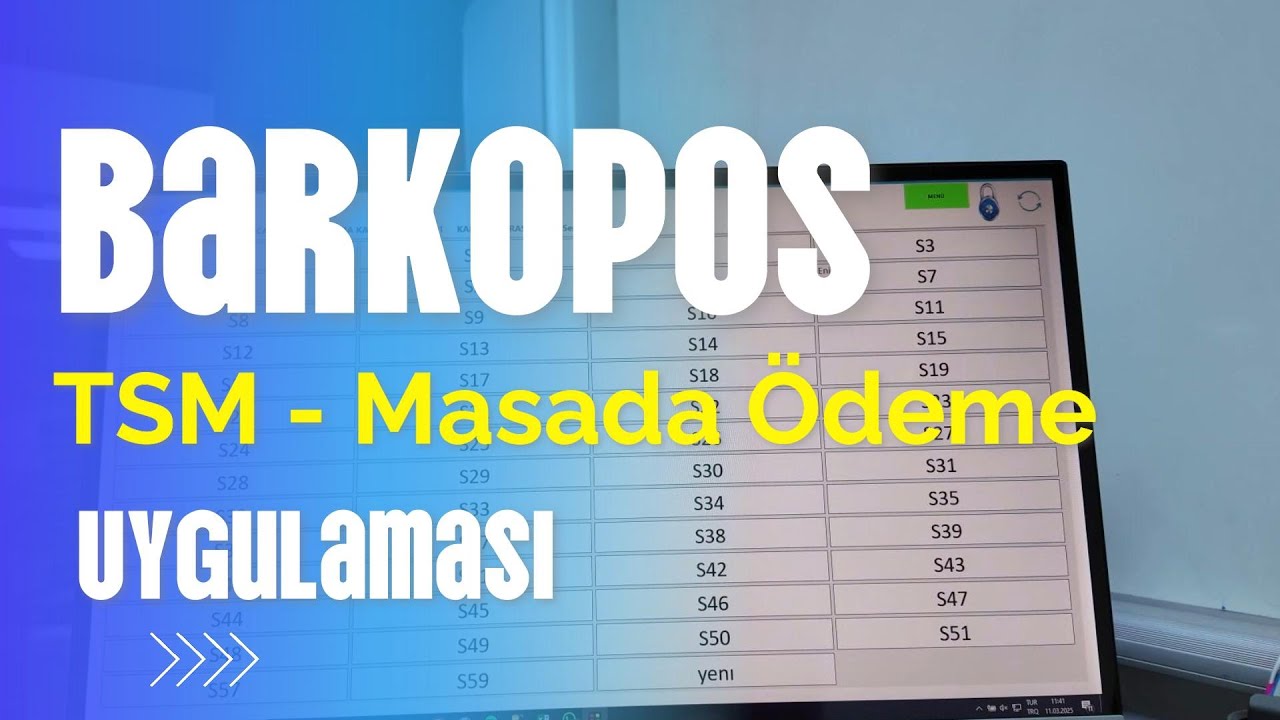 BARKOPOS RESTORAN TSM MASADA ÖDEME ALMA