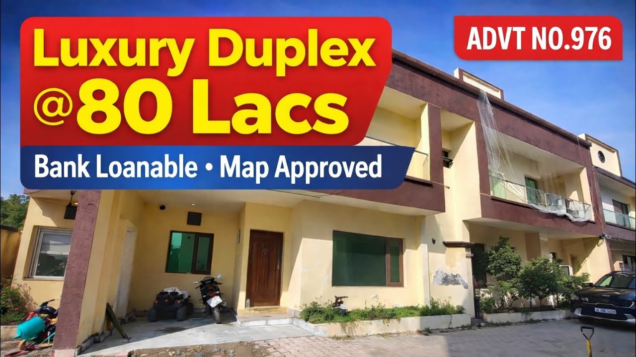 Luxury Duplex @80 Lacs | 4BHK | Gated Society Near Angad Farms Gole Gujral